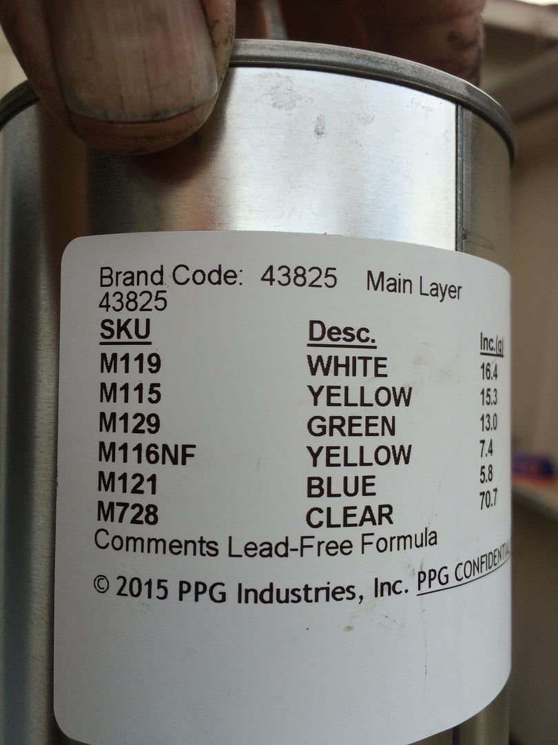 Looking for a paint code. ECJ5